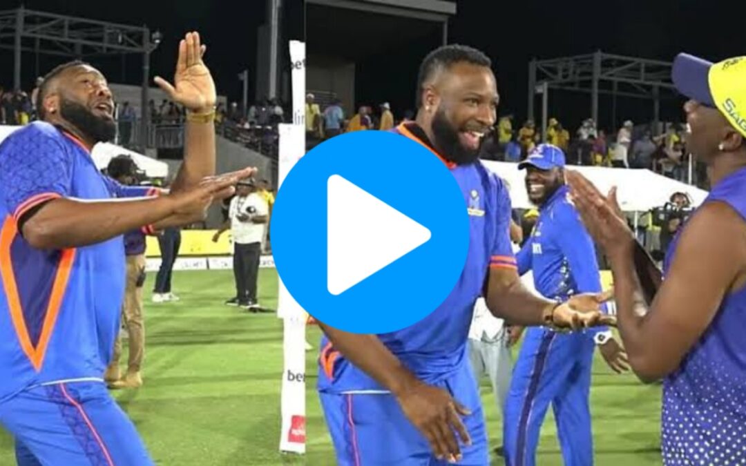 MLC 2023: MI New York’s Kieron Pollard Emulates Dwayne Bravo’s ‘Aeroplane’ Celebration In Victory Over TSK