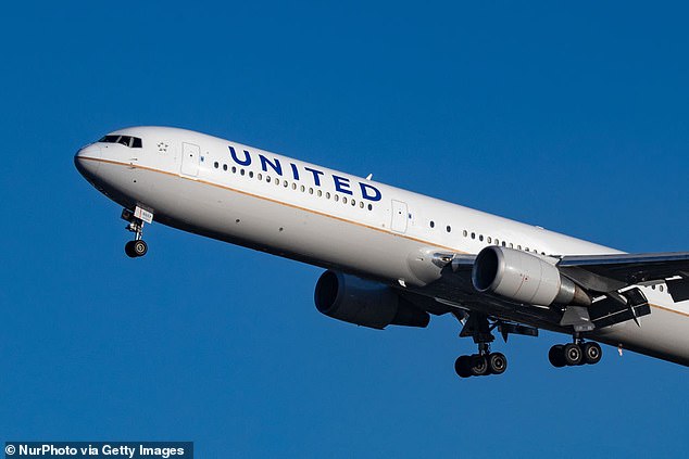 Not everyone was on the 'bursting' flyer's side with many branding him inconsiderate, that it was unnecessary to drink so much water with one person going as far as to describe him as having 'a lack of empathy'. Pictured: United Airlines Boeing 767-400