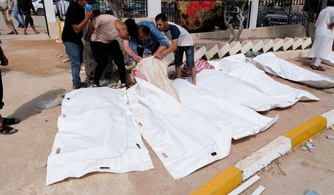 Photos: Hundreds of bodies uncovered as floods devastate eastern Libya