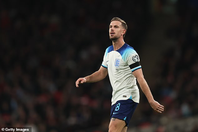 Jordan Henderson was again booed by England supporters at Wembley on Friday evening