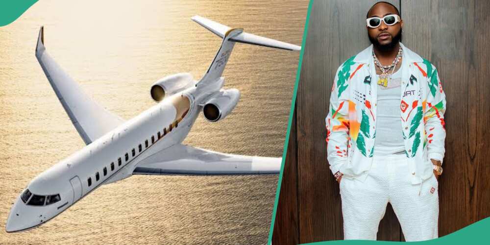 “Where u see money?” Fans react as Davido acquires a his first private jet worth over $80m