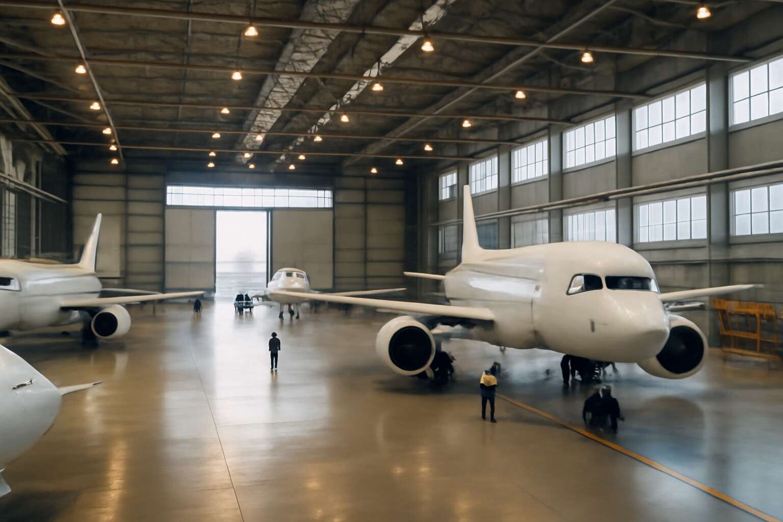 aeroplanes are kept in