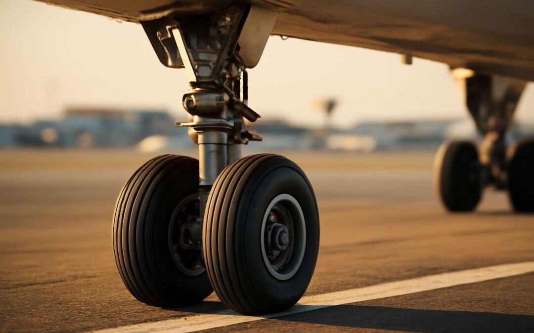 Discover why aeroplanes have smaller wheels and how it saves weight and space